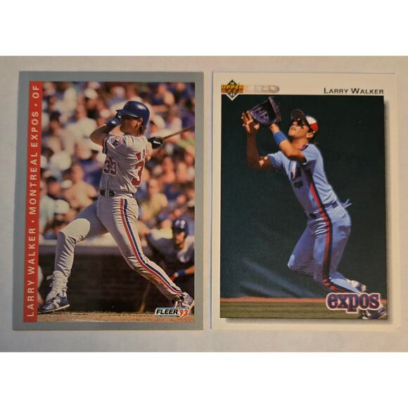 Lot of 11 Larry Walker MLB Baseball Cards - Picture 10 of 13